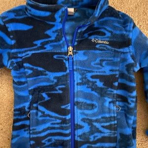 Boys Columbia zip up fleece
